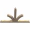 Ekena Millwork Richland Rough Sawn Timber Gable Bracket, Douglas Fir, 96"W x 60"H x 6"D x 6"F, 15/12 Pitch GBW096X60X0606RIC00RDF - alternate 3